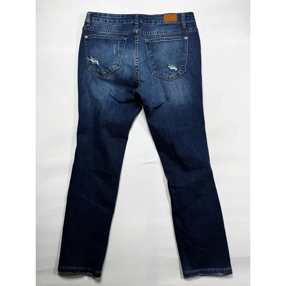 Judy‎ Blue Women's Capri Fit Blue Stretch Denim Jeans - Size 11/30 (30x24.5)